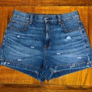 American Eagle Mom Style jean shorts.